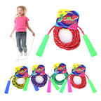 Soft Cotton Rubber Skipping Rope Kids Adults School PE Fitness