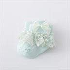 Newborn Baby Girl Lace Socks Princess Bow Cotton Socks 0-24M