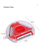 3 in 1 Fruit & Vegetable Peeler – Stainless Steel Multifunction Kitchen Tool