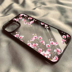 Pink Magnolia Flower Phone Case for iPhone 17 16 15 14 Pro Max Cover