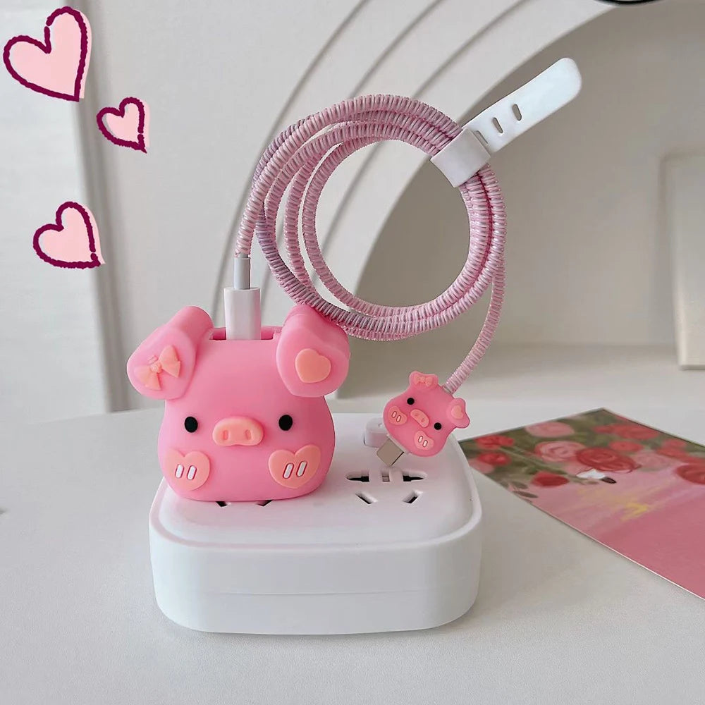Cute Dinosaur Charger Protector for iPhone 18W/20W