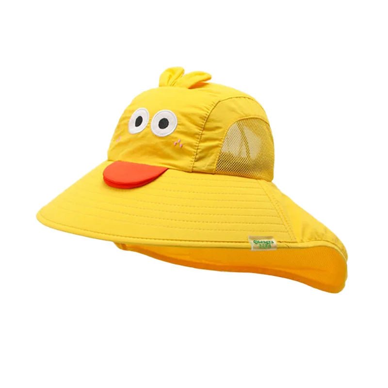 Kids UV Protection Sun Hat UK Large Brim Fisherman Beach Ha