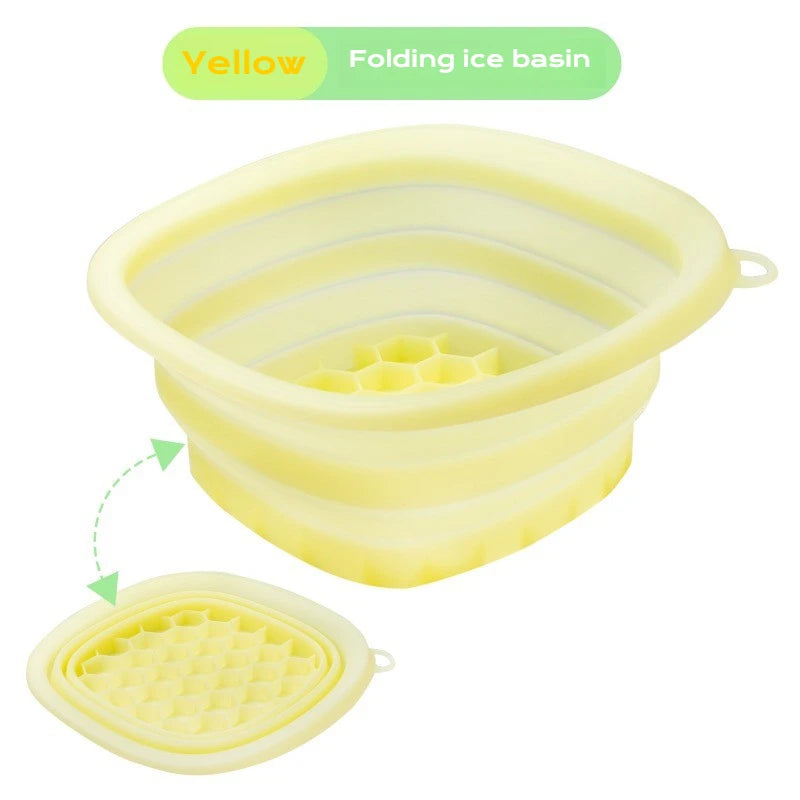 Collapsible Silicone Face Ice Bath Cold Therapy Cryo Skin Tool