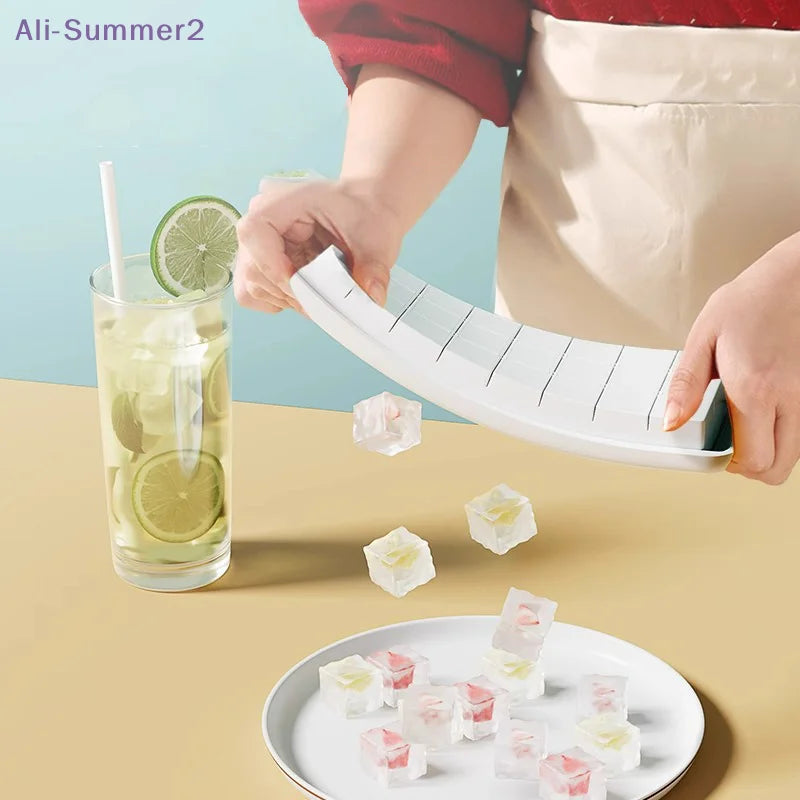 24/36 Grid Ice Cube Tray UK Silicone Ice Mold With Lid Secondary image