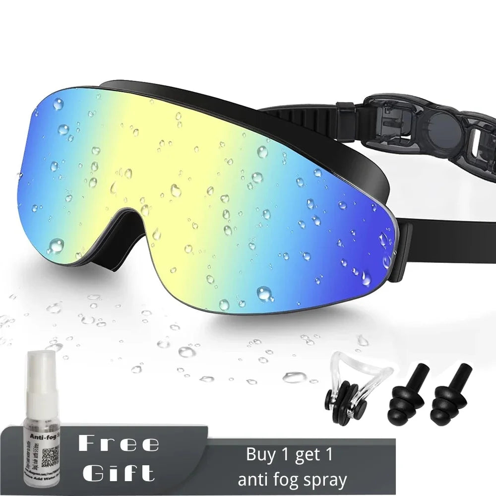 Kids Polarized Swim Goggles UK | Anti-Fog Wide View No-Leak Swimming Glasses Age 4–16