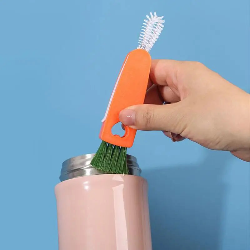 3-in-1 Cup Cleaning Brush Bottle & Lid Cleaner