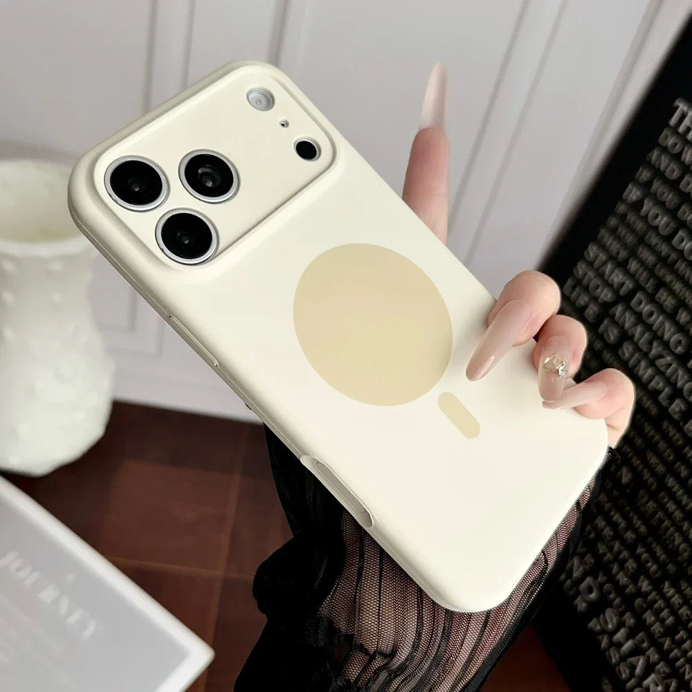 Liquid Silicone iPhone Case - Soft Colour Shockproof Cover