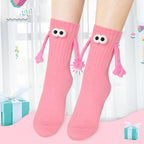 Magnetic Holding Hands Socks Funny Couple Gift Men Women Socks