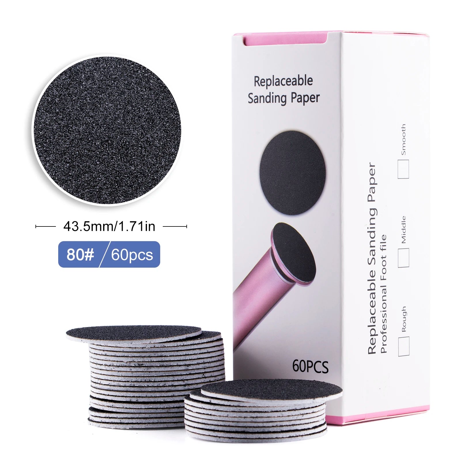 43mm Sandpaper Discs for Electric Foot File