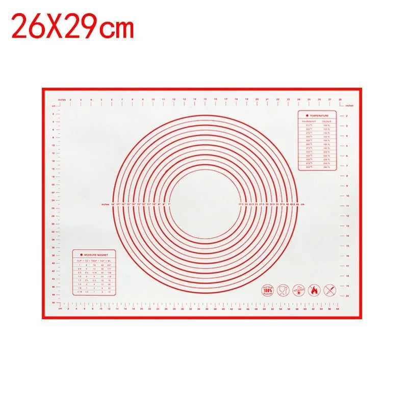UNTIOR Silicone Baking Mat Non-Stick Dough Kneading & Pizza Rolling Pad