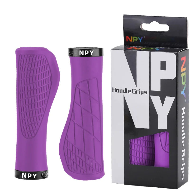 MTB Handlebar Grips Lock-On Anti-Slip Soft Rubber 22.2mm Bike