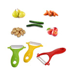 LMETJMA Ceramic Peeler KC0113 Vegetable & Fruit Kitchen Peeler