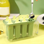 8 Grid Silicone Ice Pop Mold – Reusable DIY Ice Lolly Maker Tray