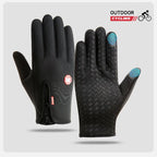 Winter Cycling Gloves Men Women Thermal Waterproof Touchscreen Warm