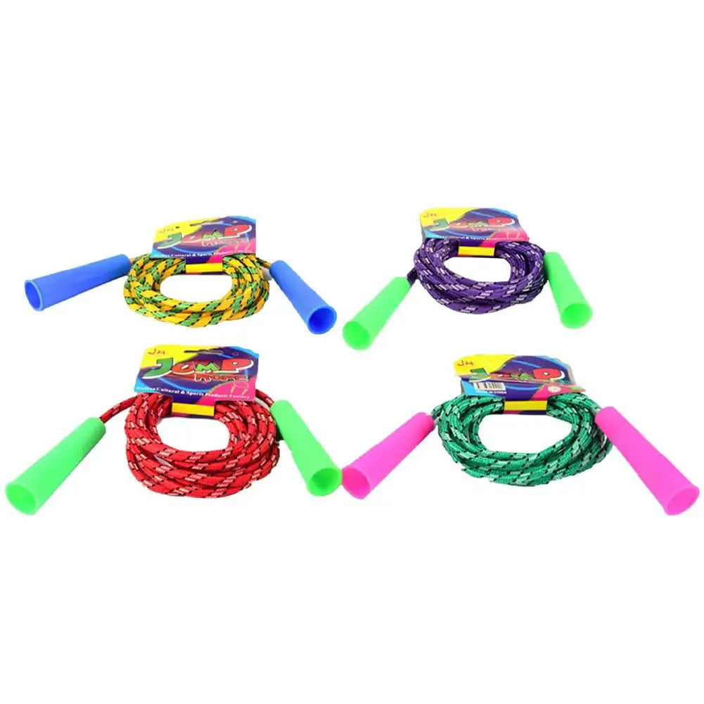 Soft Cotton Rubber Skipping Rope Kids Adults School PE Fitness