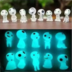 10PCS Glow in the Dark Princess Mini Garden Decor Ornaments