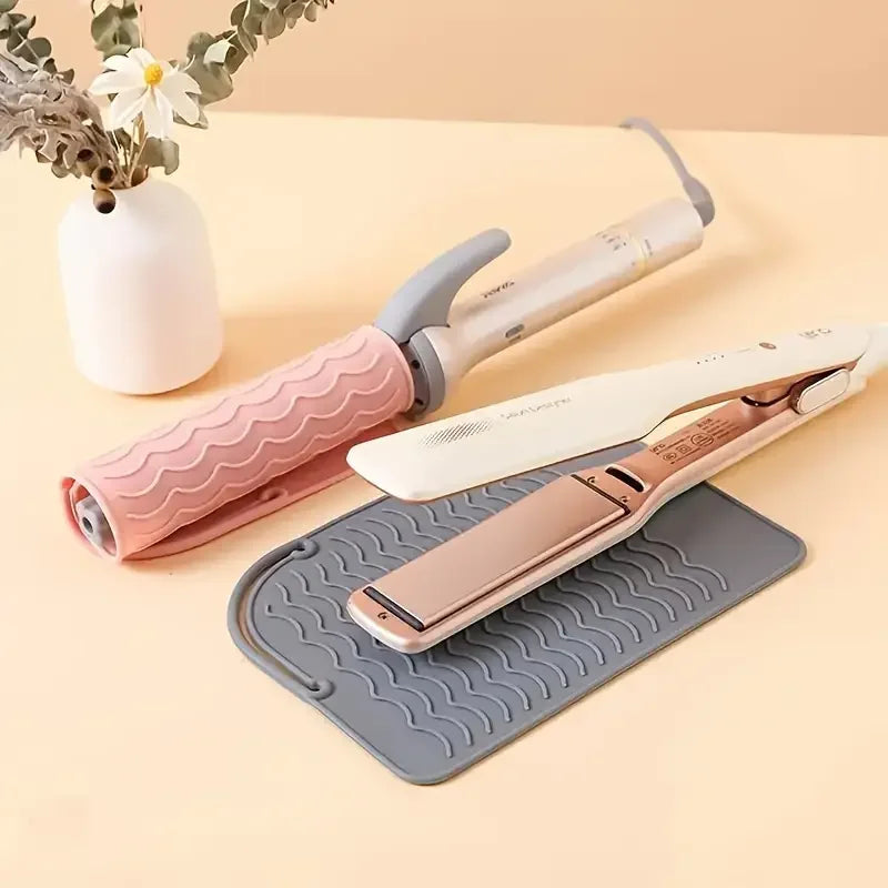 Plus Size Silicone Heat Resistant Mat for Flat Iron Curling Hair Tools