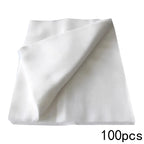 100pcs Cotton Eye Mask Paper - Disposable DIY Patches for Home & Spa