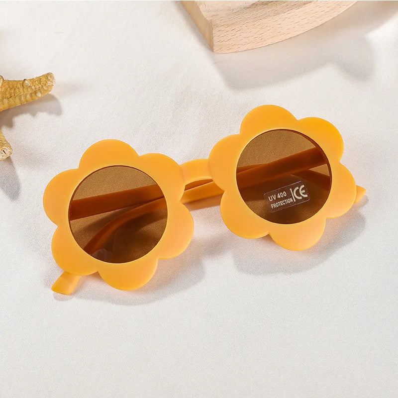 Sunflower Kids Sunglasses UV400 | Cute Round Toddler Shades