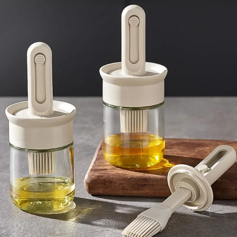 Oil Dispenser Bottle with Silicone Brush Kitchen Cooking Tool Main image