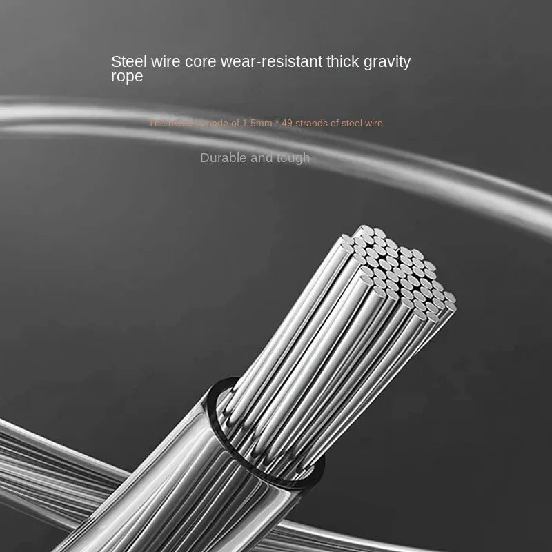 Self-Locking Bearing Skipping Rope Aluminium Handle Adjustable Speed