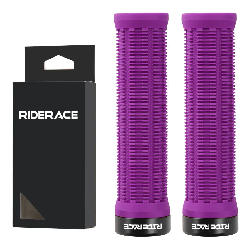 Lock-On MTB Handlebar Grips Ergonomic Anti-Slip Shockproof Rubber