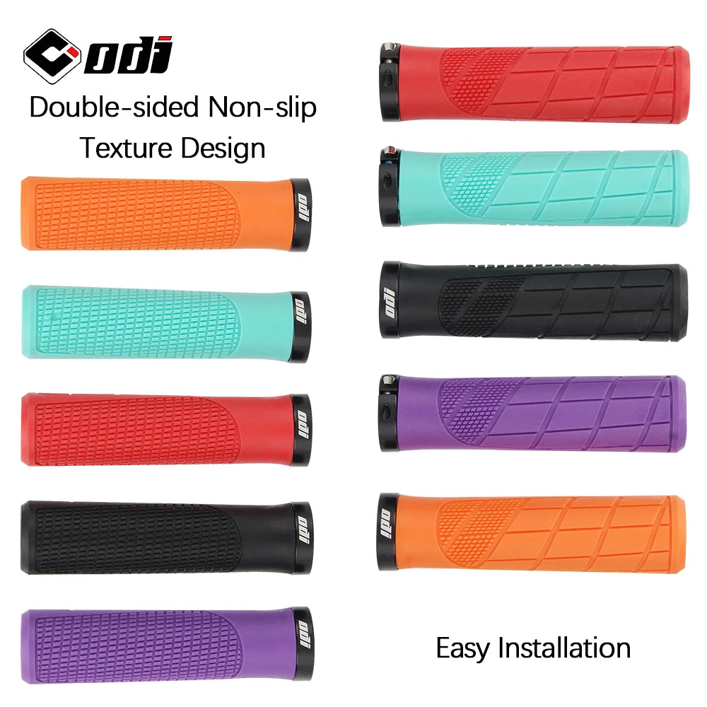 ODI Lock-On MTB Bike Handlebar Grips Anti-Slip Rubber Ergonomic