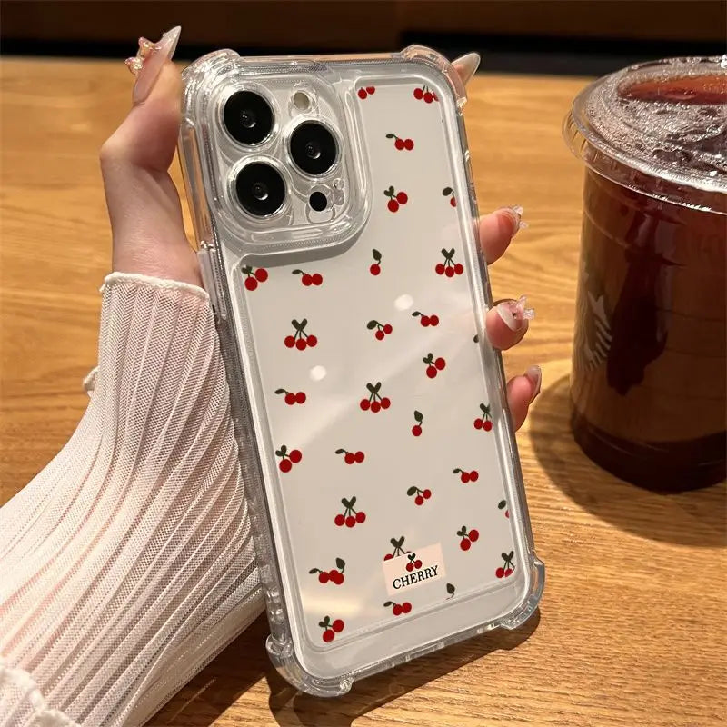 Floral Clear Shockproof Case for Motorola Edge 70 60 Fusion & Moto G