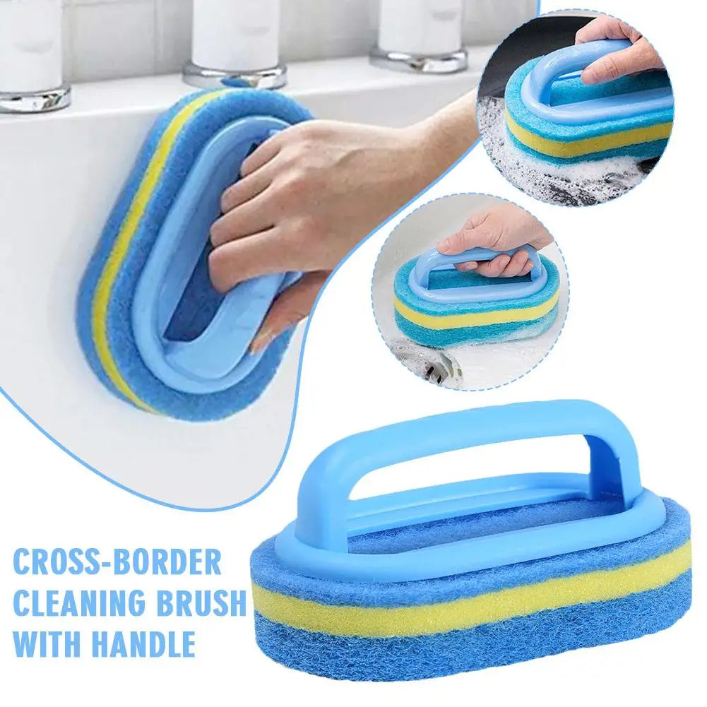 Sponge Cleaning Brush Kitchen & Bathroom Scrubber