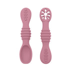 Baby Spoon Fork Set Soft Silicone Training Cutlery for Kids