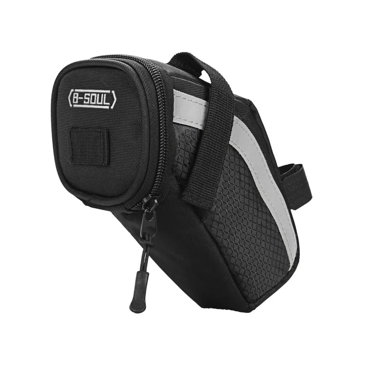 1L Waterproof Bicycle Saddle Bag Reflective MTB Rear Storage Pouch Secondary image
