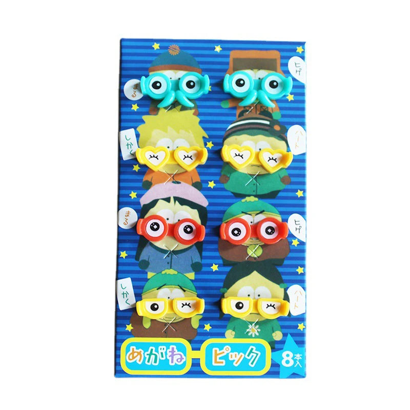 8PCS Cartoon Fruit Fork Picks Kids Bento Snack & Party Accessories