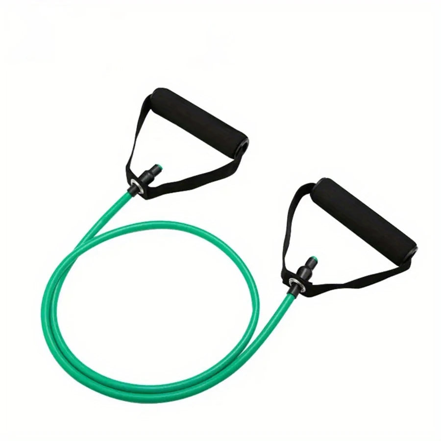 1pc 4-Level Resistance Bands with Handles for Home Workout Fitness