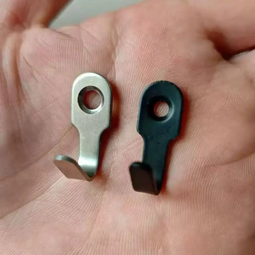 Mini Stainless Steel J Hooks Wall-Mounted Storage Hooks Set