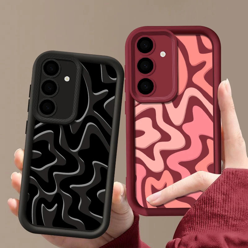 Striped Pattern Case for Samsung Galaxy S22 S23 S24 S25 S26 & A Series