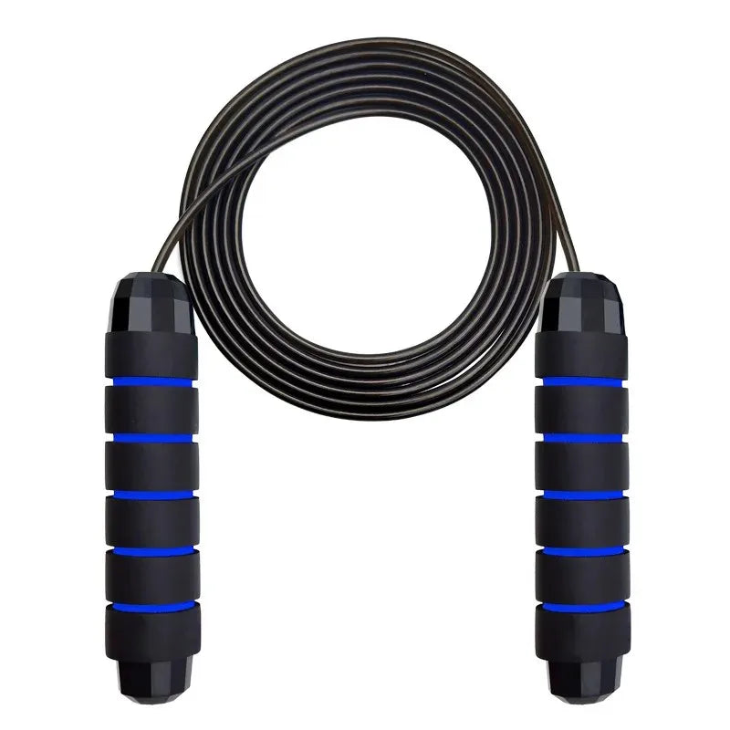 Ball Bearing Speed Jump Rope Foam Handle Tangle-Free Fitness