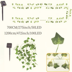 Solar Ivy Fairy Lights 50/100 LED Garden Garland