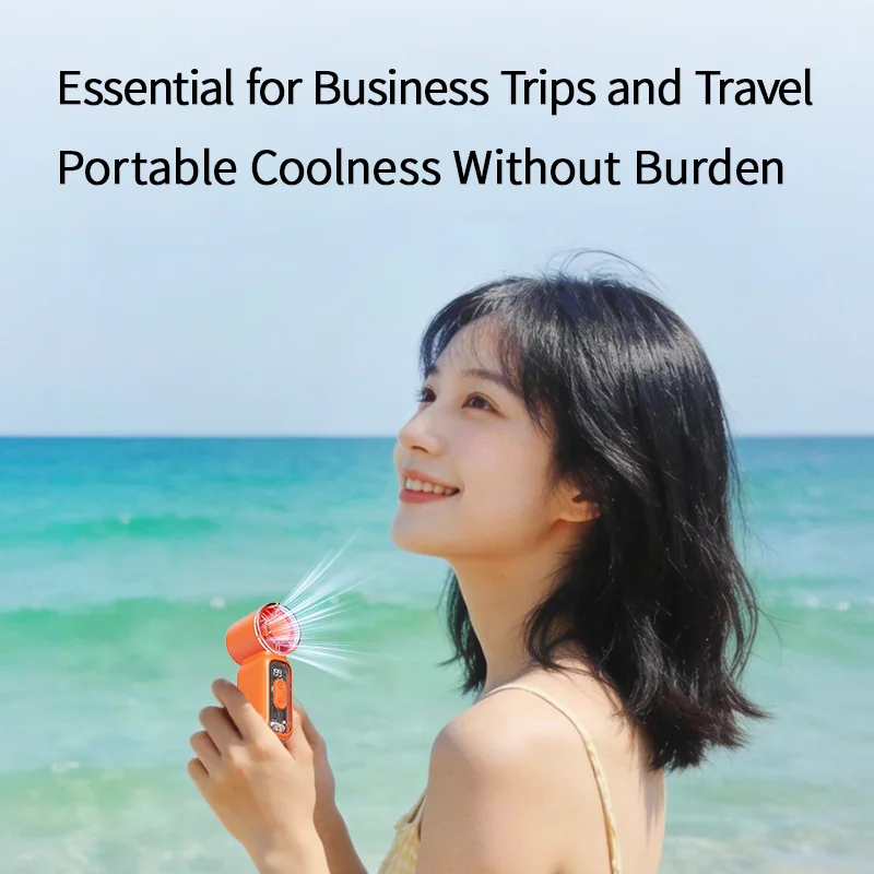 Mini Rechargeable Handheld Fan UK High-Speed Quiet Cooling Fan