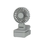 Portable Clip-On Fan UK 1200mAh USB-C Rechargeable Desk Fan