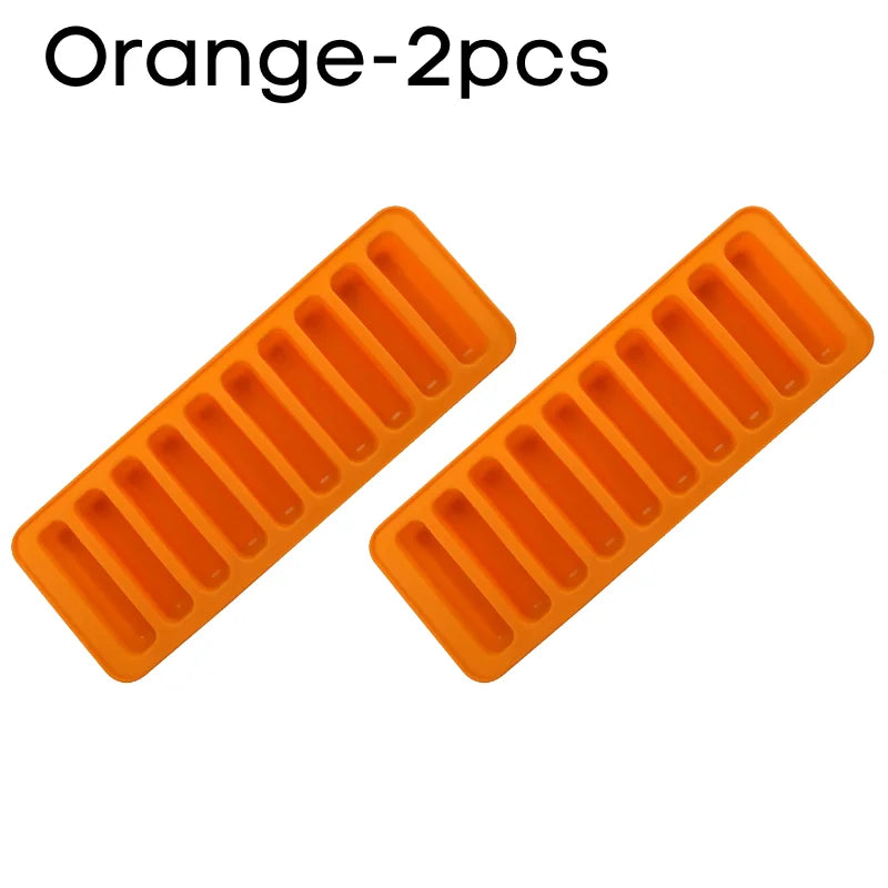 Ice Stick Cube Tray UK Long Strip Silicone Ice Mold For Bottles
