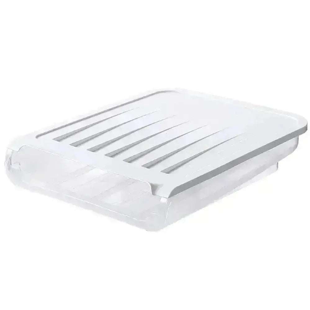Rolling Egg Storage Box Fridge Egg Organizer