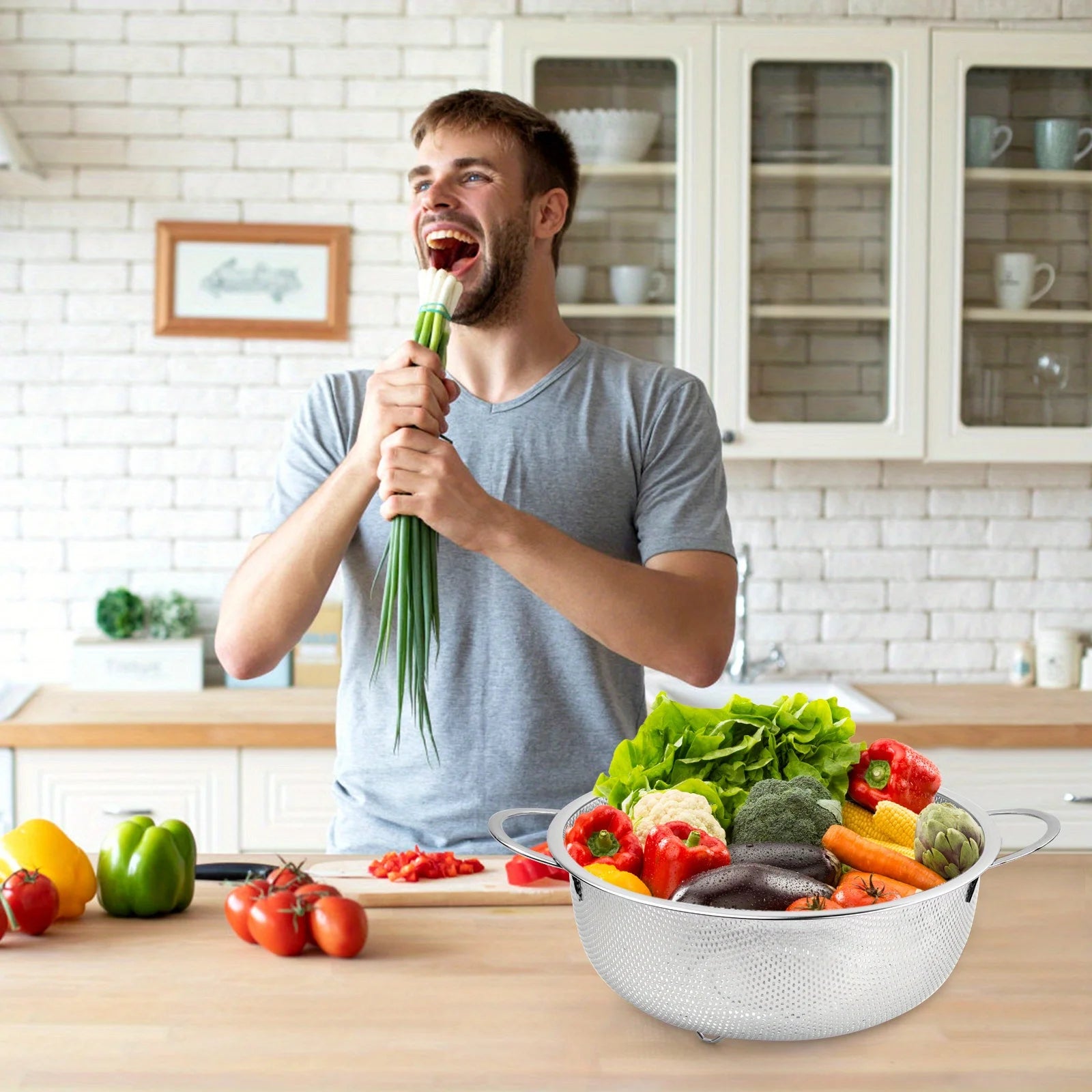 Stainless Steel Mesh Strainer Fine Colander Set