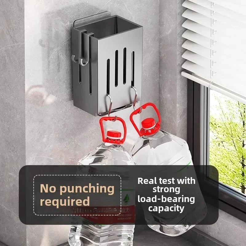 Wall Mounted Chopstick Holder No Drill Storage