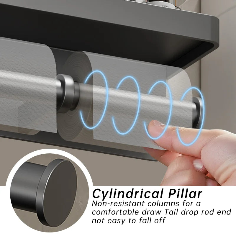 Aluminum Toilet Paper Holder