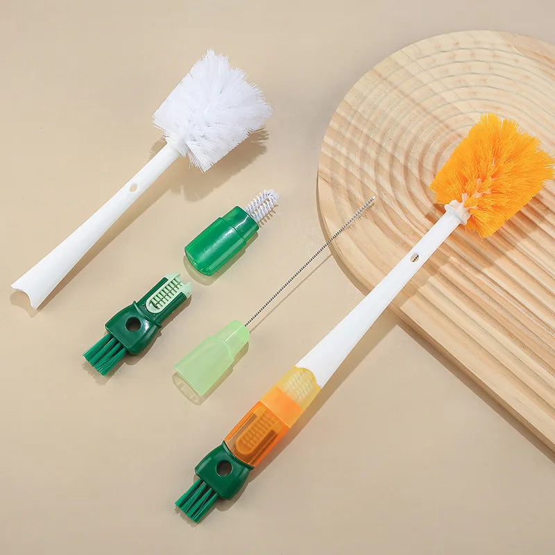 5-in-1 Bottle Cleaning Brush Set Cup & Straw Cleaner