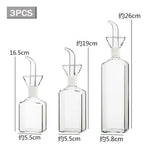 High Borosilicate Glass Oil Pot Leakproof Oil & Vinegar Dispenser Bottle