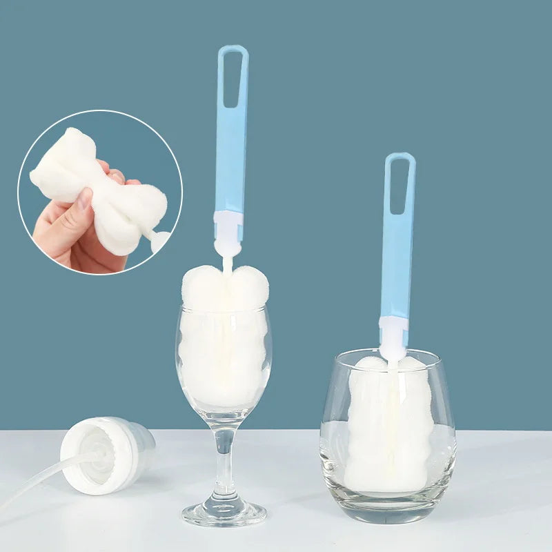 Soft Sponge Bottle Brush Long Handle Cup Cleaner Secondary image