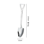 Stainless Steel Shovel Spoon – Retro Coffee, Ice Cream & Dessert Scoop