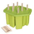 8 Holes Silicone Popsicle Mold – Reusable Ice Pop Maker Tray Easy Release