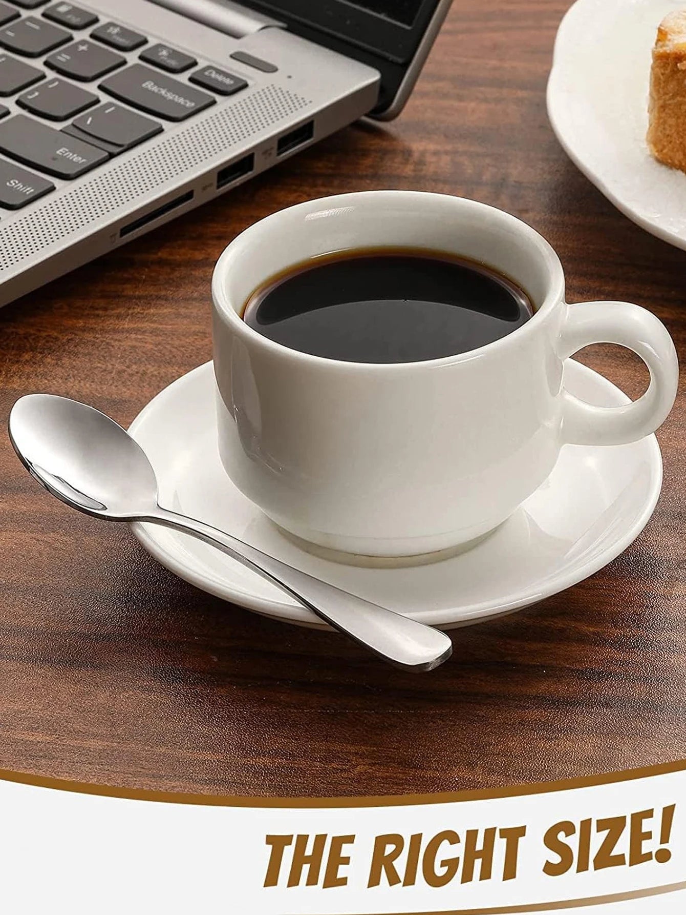 Espresso Spoon Stainless Steel – Mini Coffee & Dessert Spoon 4.7 Inch Main image